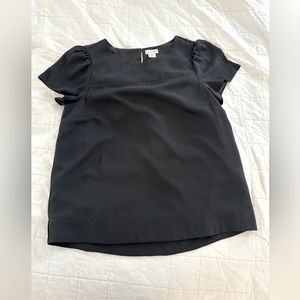 J Crew Short Sleeve Blouse, Size 0